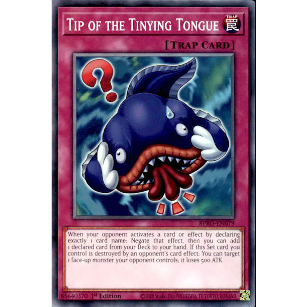 Tip of the Tinying Tongue BPRO-EN079 Yu-Gi-Oh! Card from the Burst Protocol Set