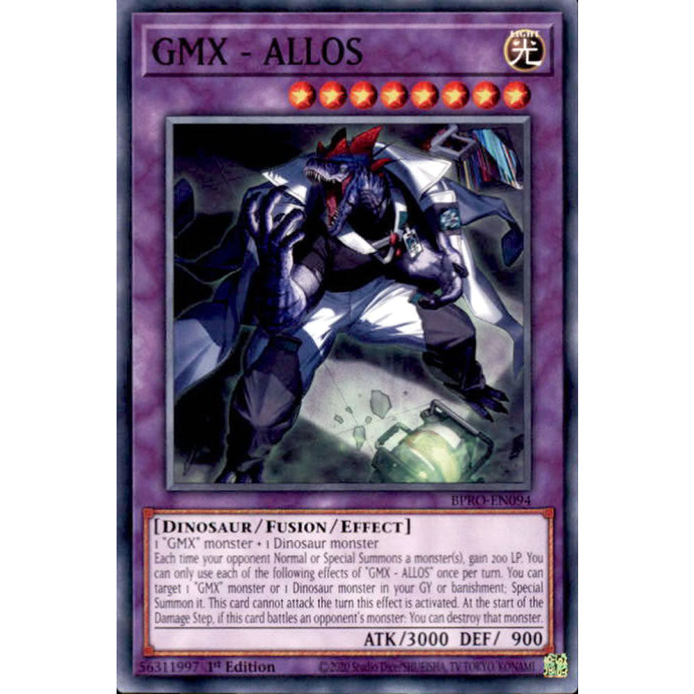 GMX - ALLOS BPRO-EN094 Yu-Gi-Oh! Card from the Burst Protocol Set