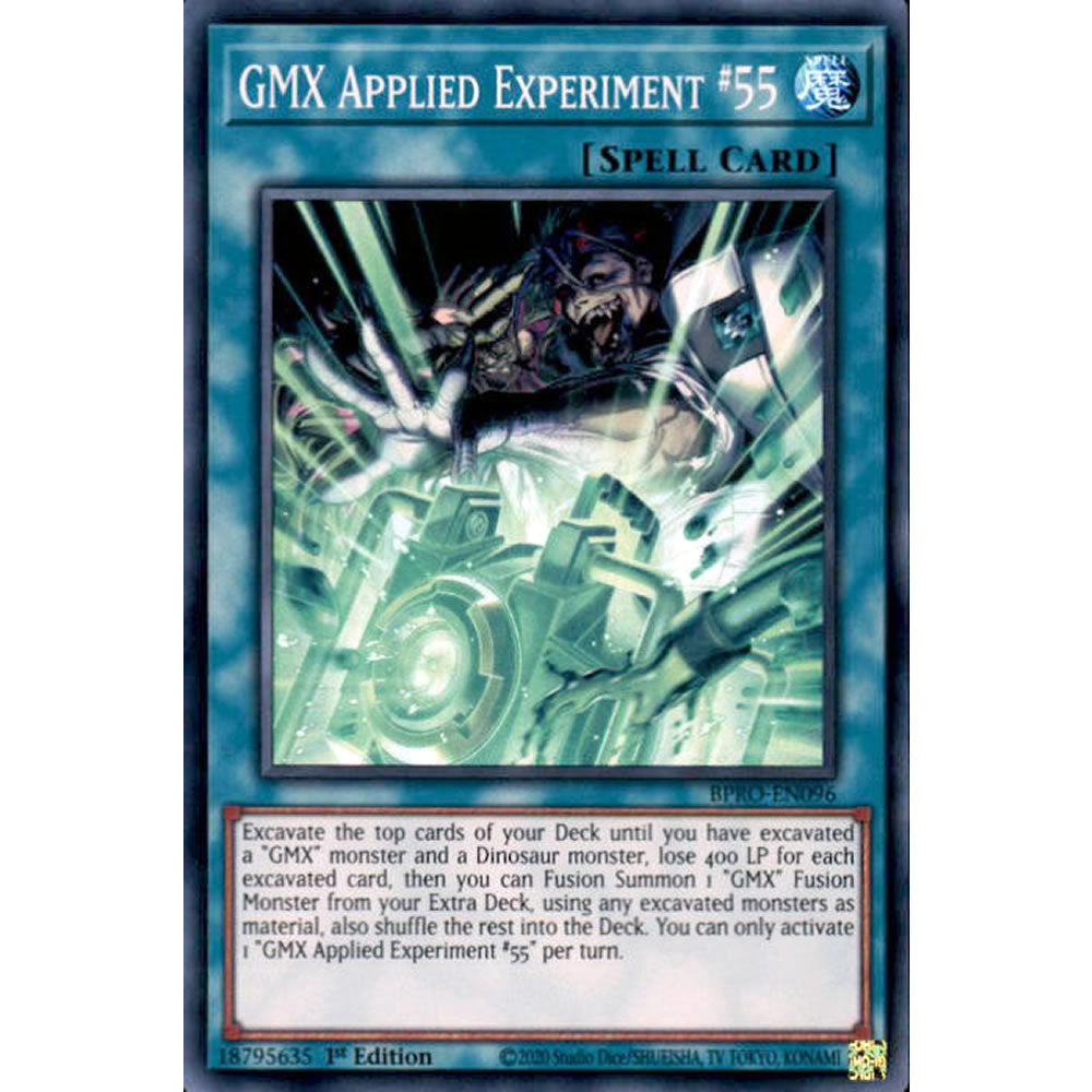 GMX Applied Experiment #55 BPRO-EN096 Yu-Gi-Oh! Card from the Burst Protocol Set