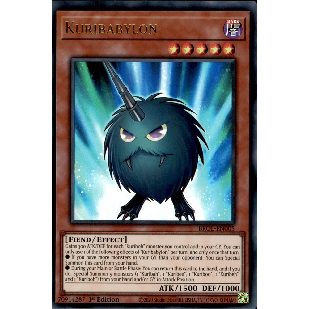 Kuribabylon BROL-EN005 Yu-Gi-Oh! Card