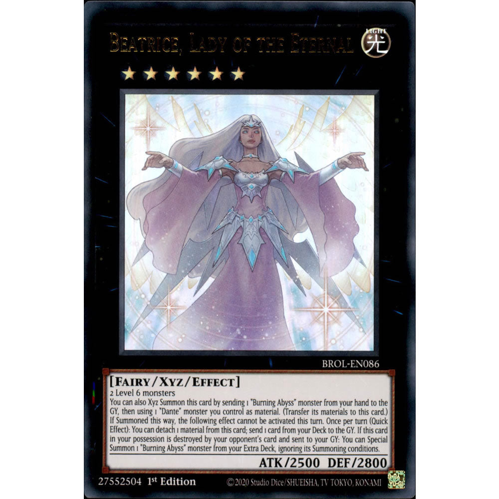 Beatrice, Lady of the Eternal BROL-EN086 Yu-Gi-Oh! Card
