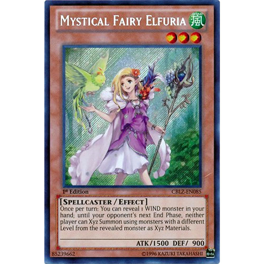 Mystical Fairy Elfuria CBLZ-EN085 Yu-Gi-Oh! Card from the Cosmo Blazer Set