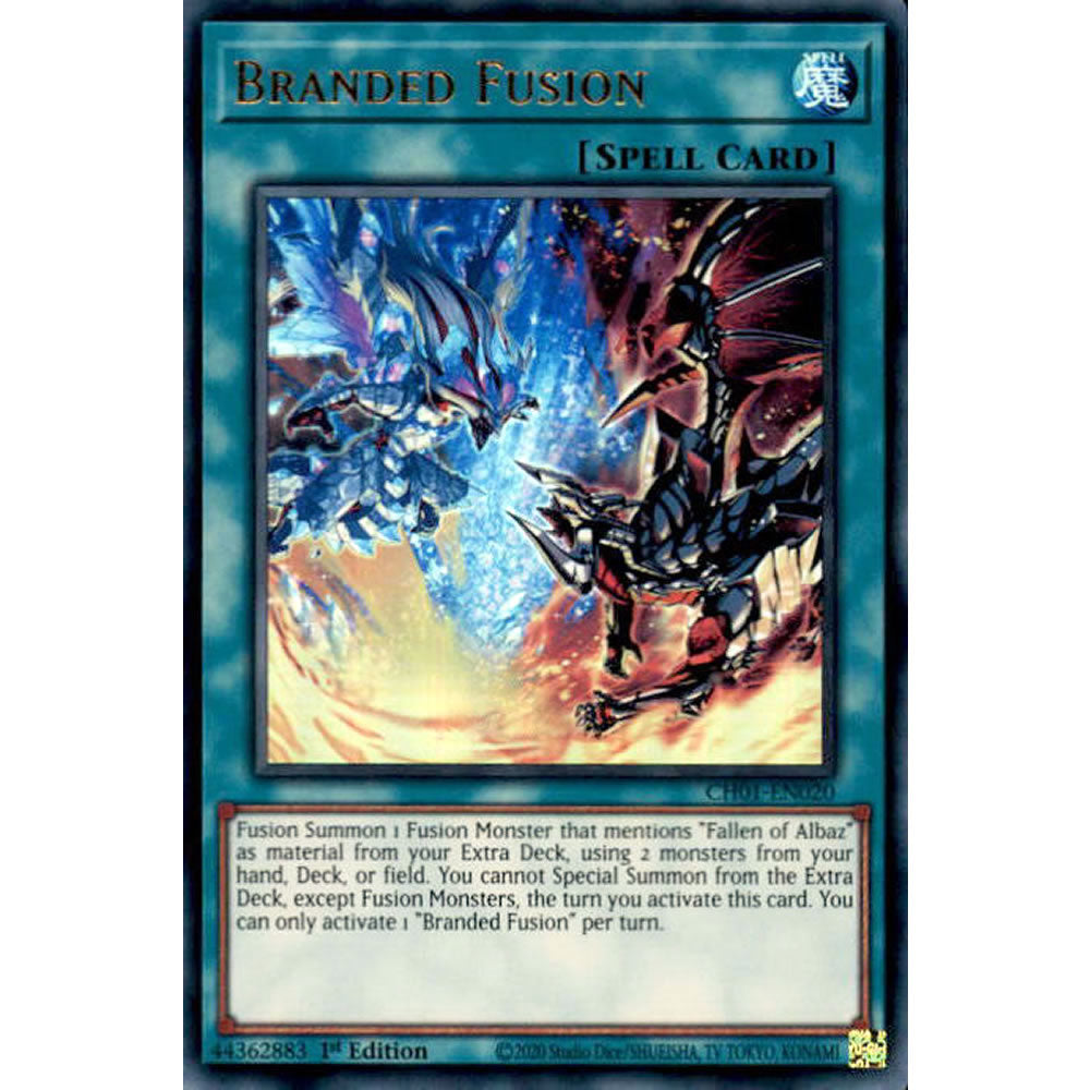 Branded Fusion CH01-EN020 Yu-Gi-Oh! Card from the THE CHRONICLES DECK: The Fallen & The Virtuous Set