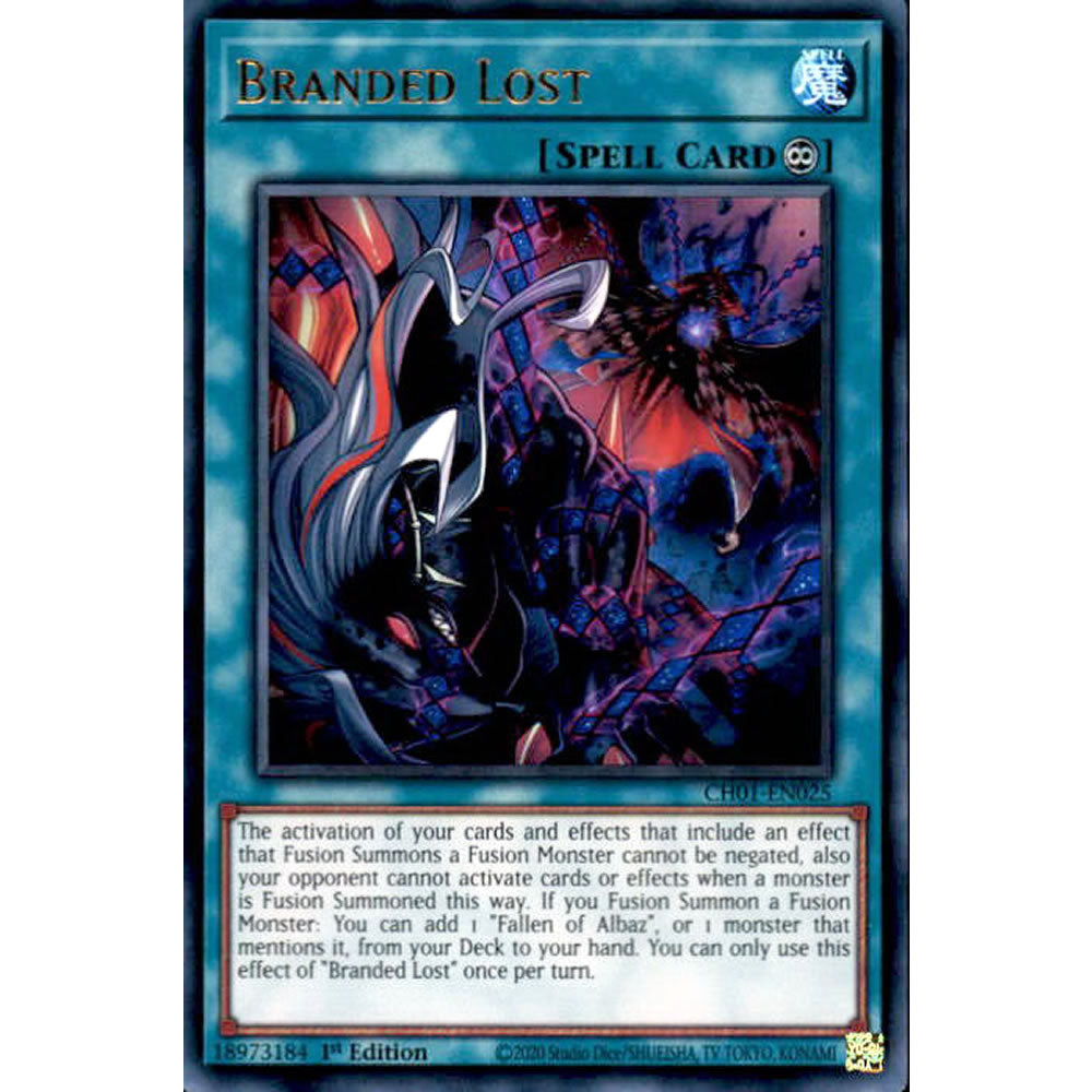 Branded Lost CH01-EN025 Yu-Gi-Oh! Card from the THE CHRONICLES DECK: The Fallen & The Virtuous Set