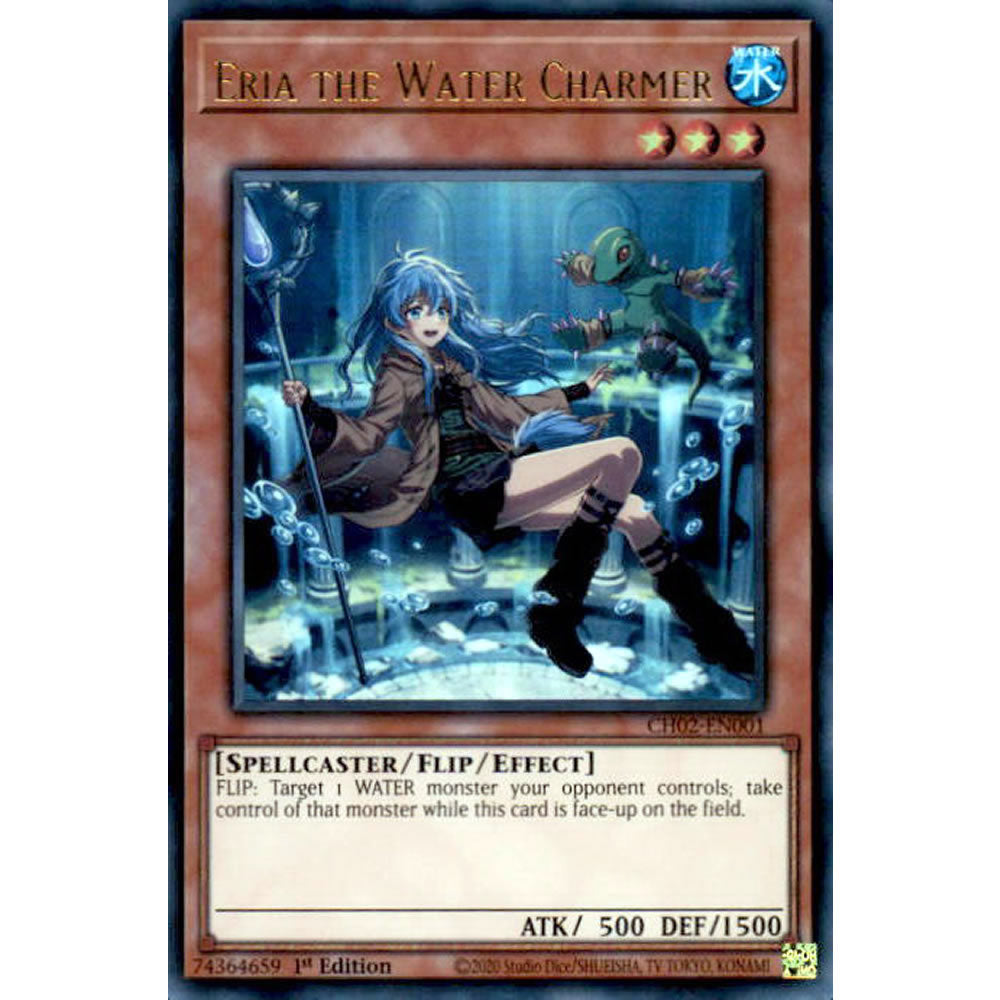 Eria the Water Charmer CH02-EN001 Yu-Gi-Oh! Card from the THE CHRONICLES DECK: Spirit Charmers Set