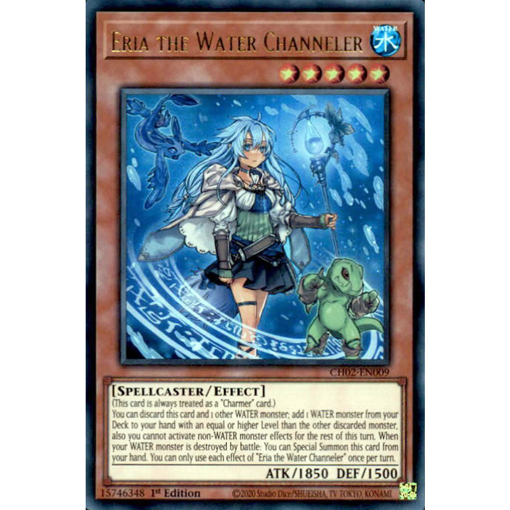 Eria the Water Channeler CH02-EN009 Yu-Gi-Oh! Card from the THE CHRONICLES DECK: Spirit Charmers Set