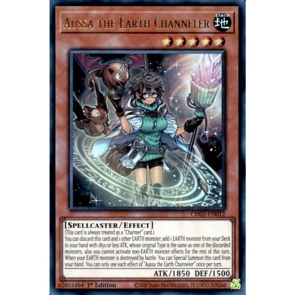 Aussa the Earth Channeler CH02-EN012 Yu-Gi-Oh! Card from the THE CHRONICLES DECK: Spirit Charmers Set
