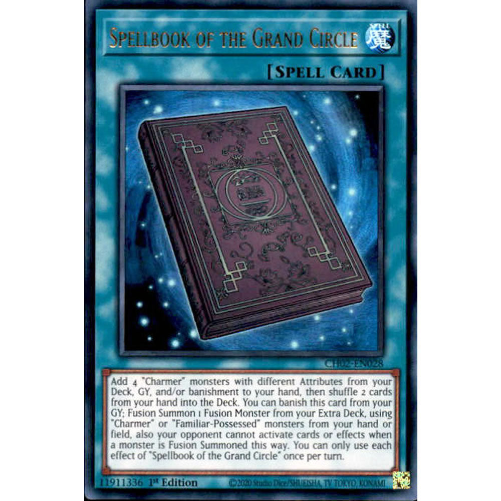 Spellbook of the Grand Circle CH02-EN028 Yu-Gi-Oh! Card from the THE CHRONICLES DECK: Spirit Charmers Set