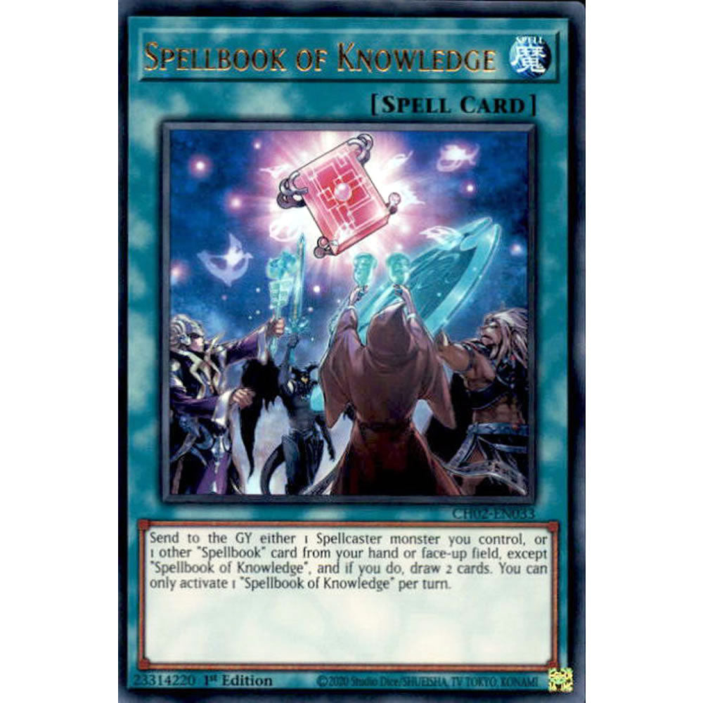 Spellbook of Knowledge CH02-EN033 Yu-Gi-Oh! Card from the THE CHRONICLES DECK: Spirit Charmers Set