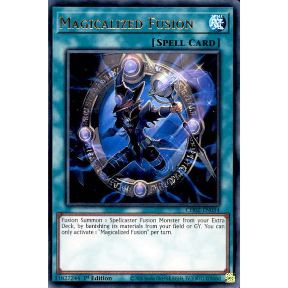 Magicalized Fusion CH02-EN034 Yu-Gi-Oh! Card from the THE CHRONICLES DECK: Spirit Charmers Set