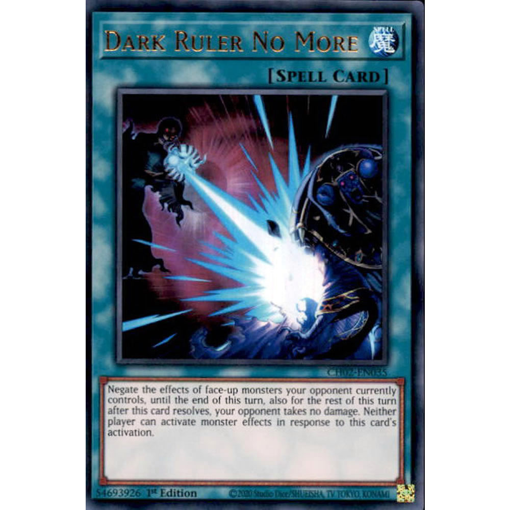 Dark Ruler No More CH02-EN035 Yu-Gi-Oh! Card from the THE CHRONICLES DECK: Spirit Charmers Set