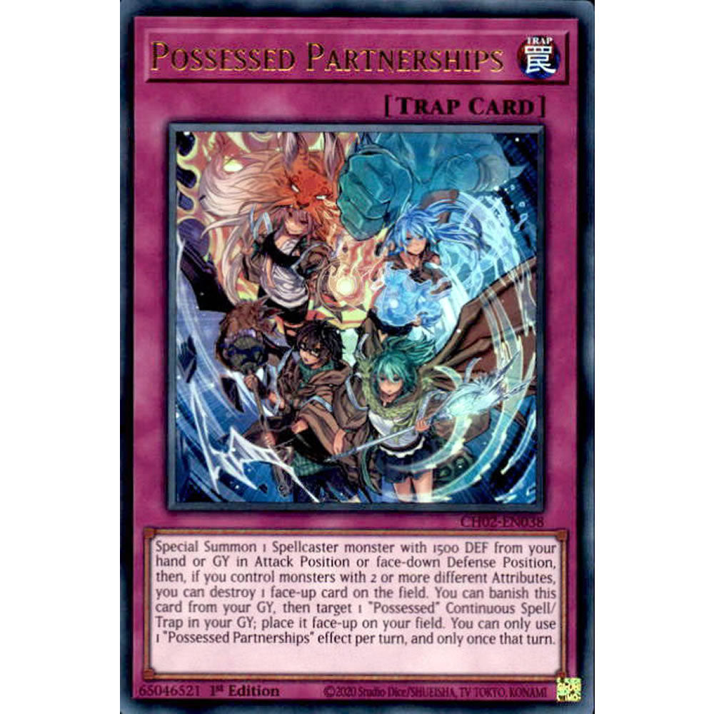 Possessed Partnerships CH02-EN038 Yu-Gi-Oh! Card from the THE CHRONICLES DECK: Spirit Charmers Set