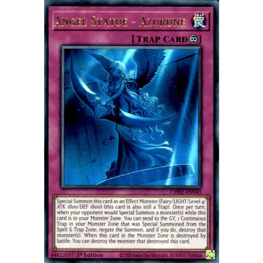 Angel Statue - Azurune CH02-EN040 Yu-Gi-Oh! Card from the THE CHRONICLES DECK: Spirit Charmers Set