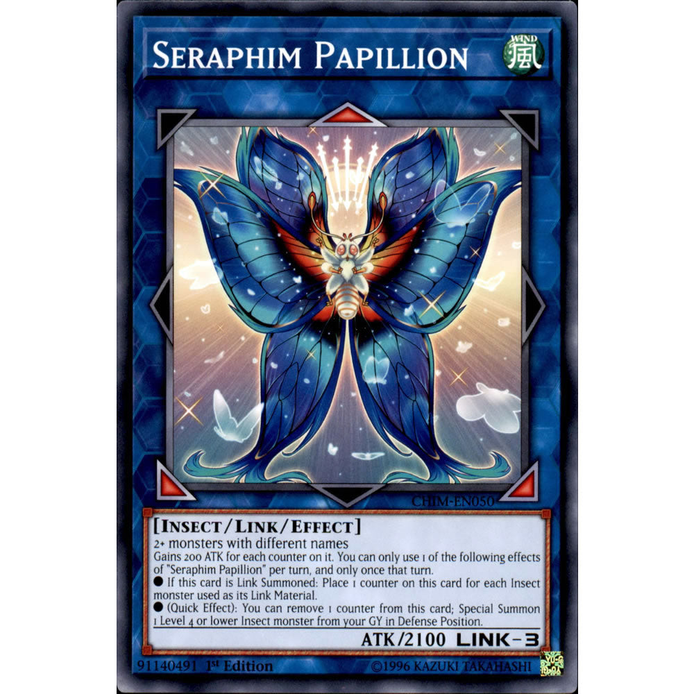 Seraphim Papillion CHIM-EN050 Yu-Gi-Oh! Card from the Chaos Impact Set