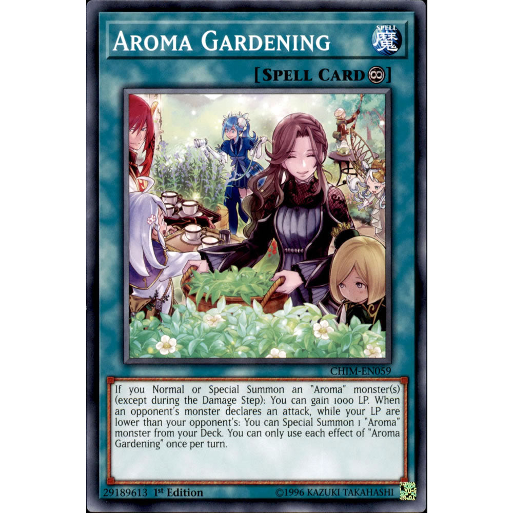 Aroma Gardening CHIM-EN059 Yu-Gi-Oh! Card from the Chaos Impact Set