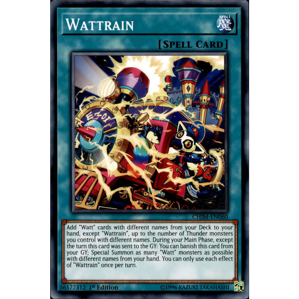 Wattrain CHIM-EN060 Yu-Gi-Oh! Card from the Chaos Impact Set