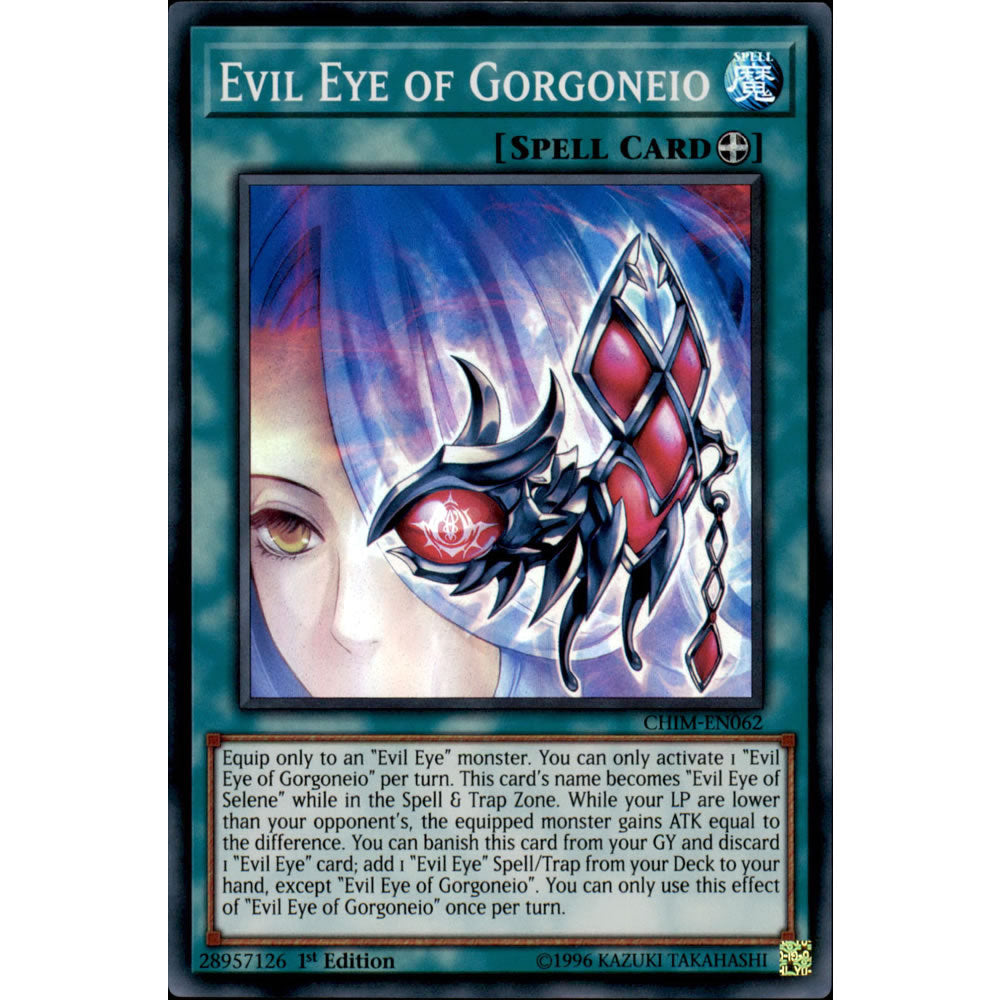 Evil Eye of Gorgoneio CHIM-EN062 Yu-Gi-Oh! Card from the Chaos Impact Set
