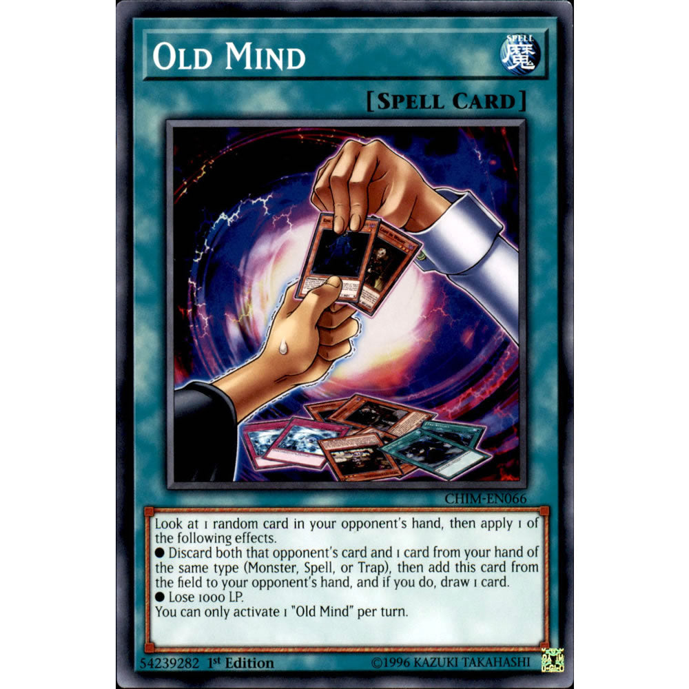 Old Mind CHIM-EN066 Yu-Gi-Oh! Card from the Chaos Impact Set