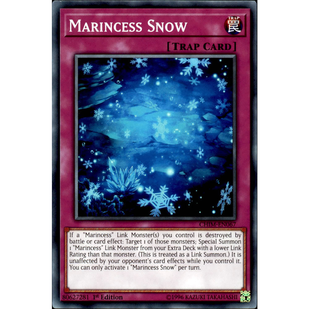 Marincess Snow CHIM-EN067 Yu-Gi-Oh! Card from the Chaos Impact Set