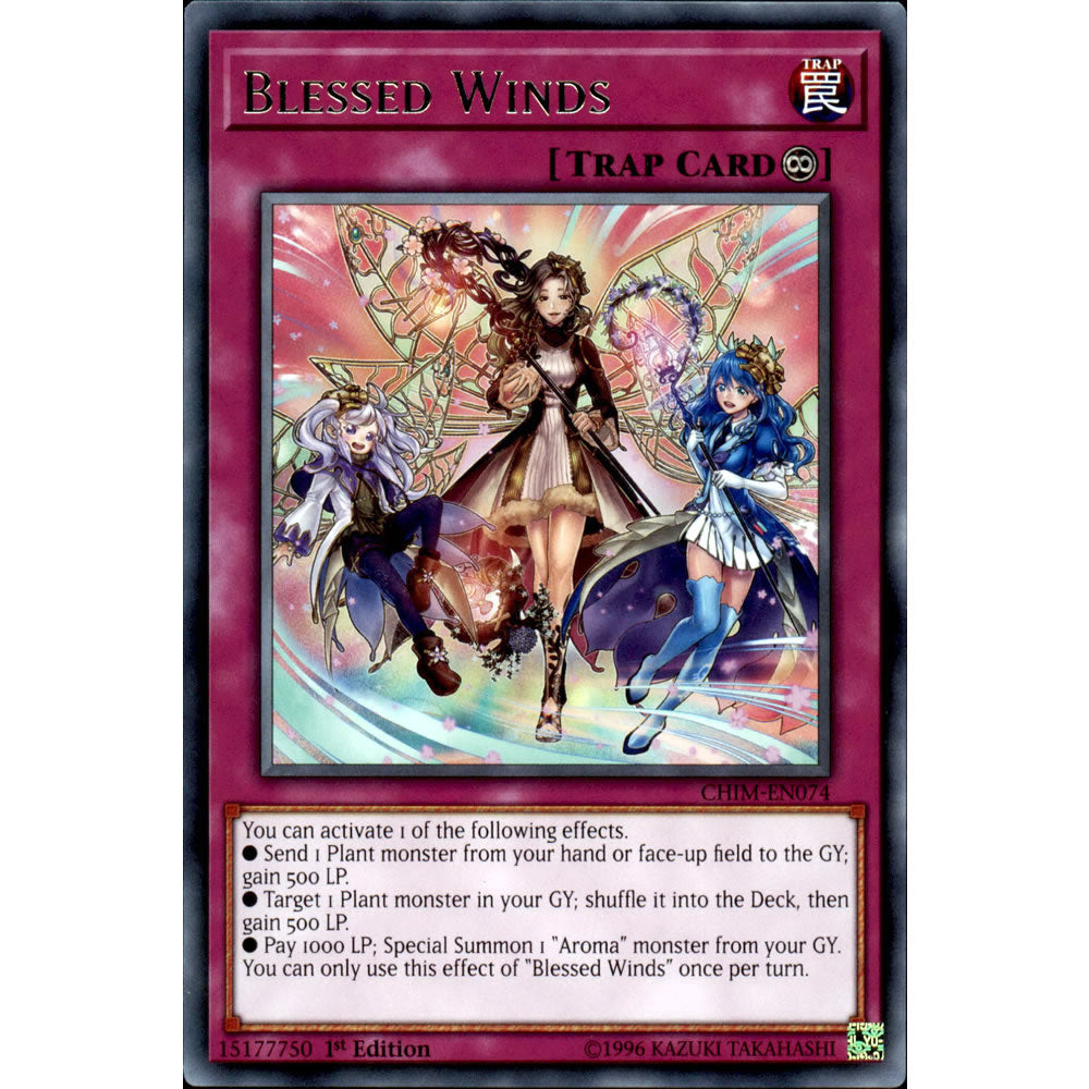 Blessed Winds CHIM-EN074 Yu-Gi-Oh! Card from the Chaos Impact Set