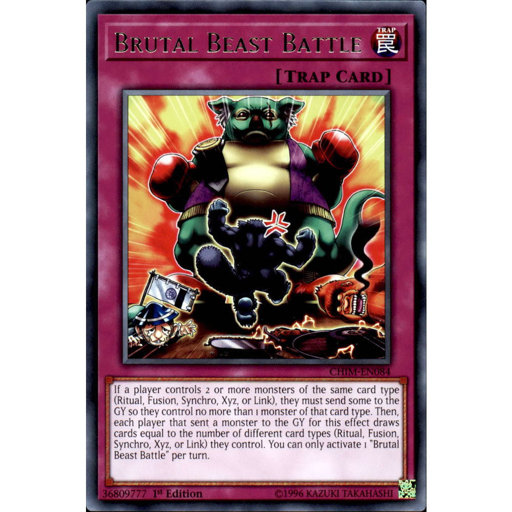 Brutal Beast Battle CHIM-EN084 Yu-Gi-Oh! Card from the Chaos Impact Set