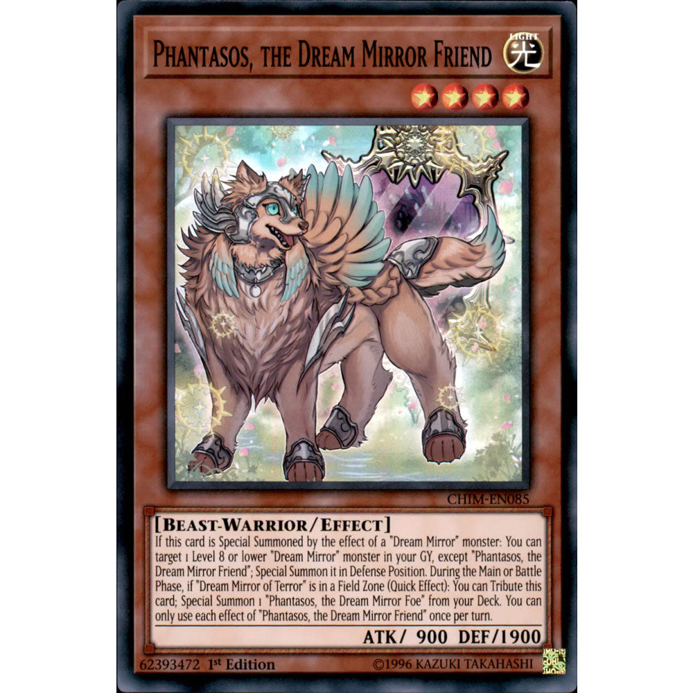 Phantasos, the Dream Mirror Friend CHIM-EN085 Yu-Gi-Oh! Card from the Chaos Impact Set
