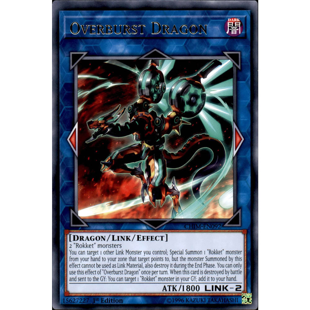 Overburst Dragon CHIM-EN092 Yu-Gi-Oh! Card from the Chaos Impact Set