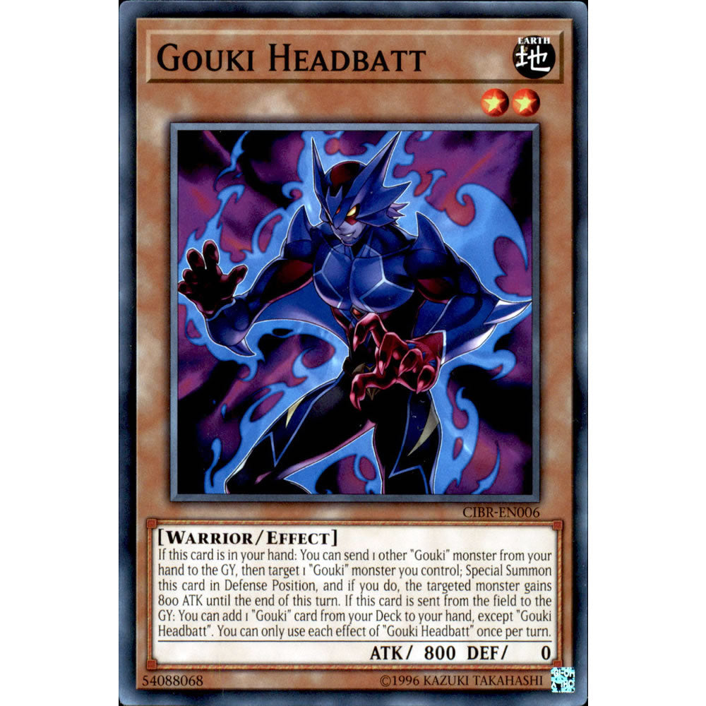 Gouki Headbatt CIBR-EN006 Yu-Gi-Oh! Card from the Circuit Break Set