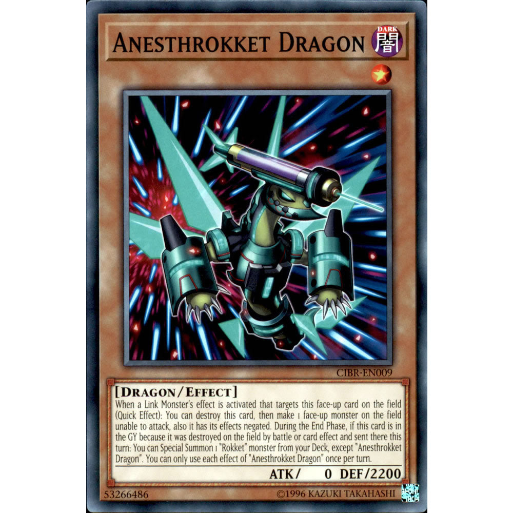 Anesthrokket Dragon CIBR-EN009 Yu-Gi-Oh! Card from the Circuit Break Set