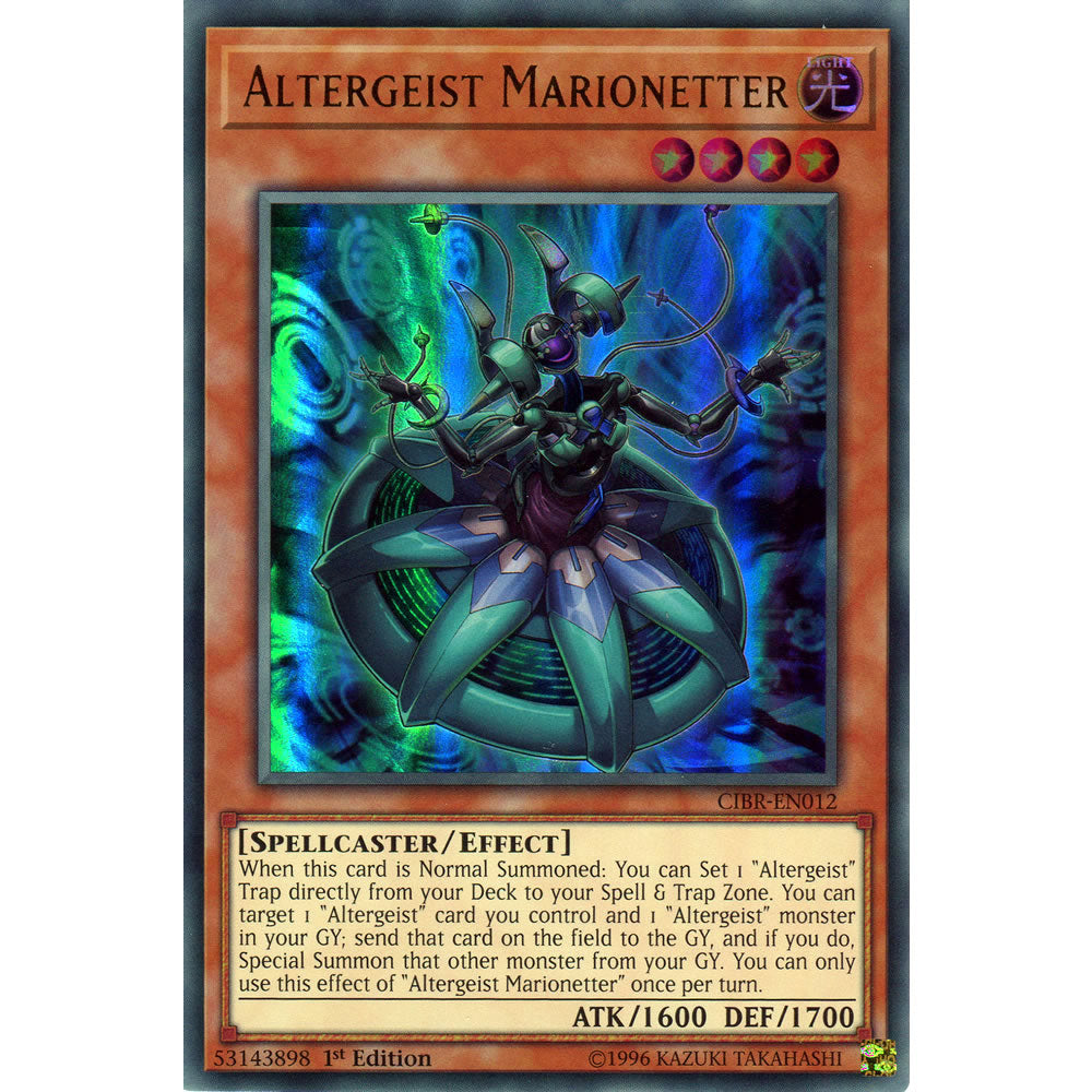 Altergeist Marionetter CIBR-EN012 Yu-Gi-Oh! Card from the Circuit Break Set