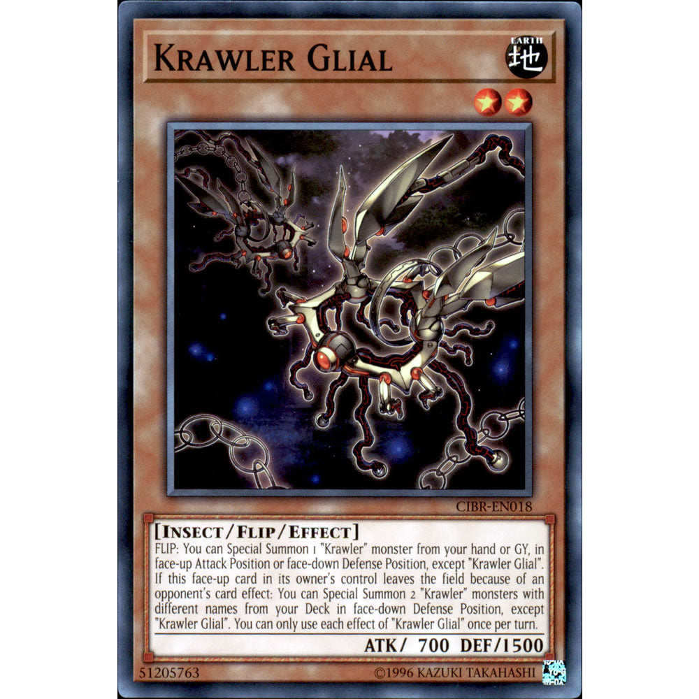 Krawler Glial CIBR-EN018 Yu-Gi-Oh! Card from the Circuit Break Set