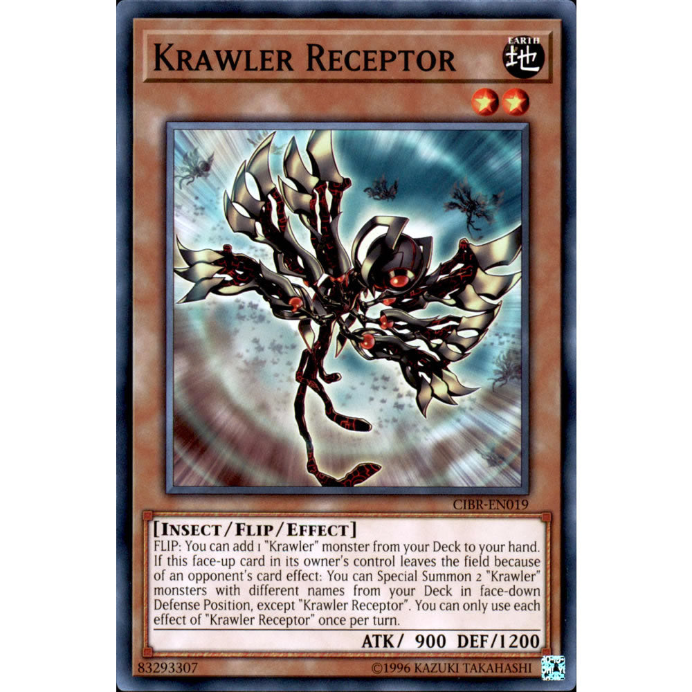 Krawler Receptor CIBR-EN019 Yu-Gi-Oh! Card from the Circuit Break Set