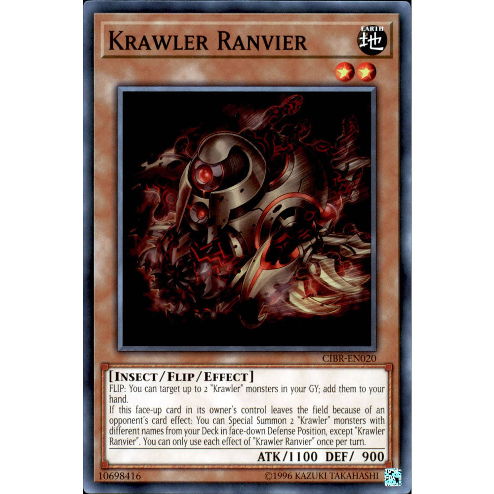 Krawler Ranvier CIBR-EN020 Yu-Gi-Oh! Card from the Circuit Break Set