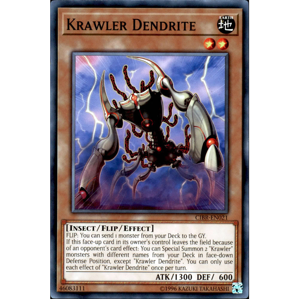 Krawler Dendrite CIBR-EN021 Yu-Gi-Oh! Card from the Circuit Break Set