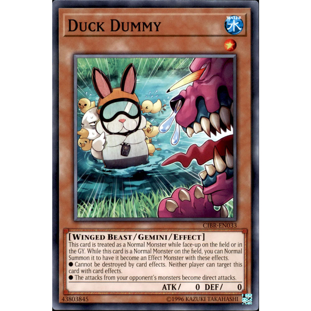 Duck Dummy CIBR-EN033 Yu-Gi-Oh! Card from the Circuit Break Set