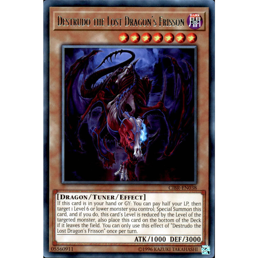 Destrudo the Lost Dragon's Frisson CIBR-EN038 Yu-Gi-Oh! Card from the Circuit Break Set