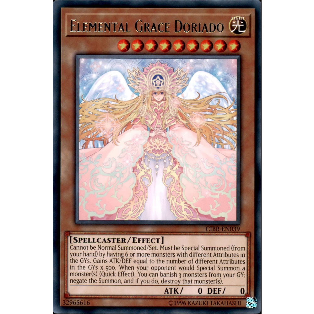 Elemental Grace Doriado CIBR-EN039 Yu-Gi-Oh! Card from the Circuit Break Set