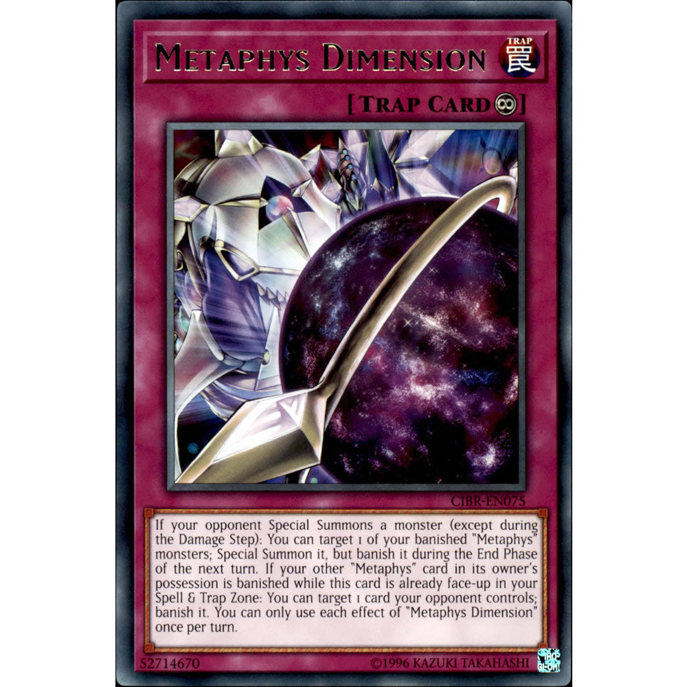 Metaphys Dimension CIBR-EN075 Yu-Gi-Oh! Card from the Circuit Break Set