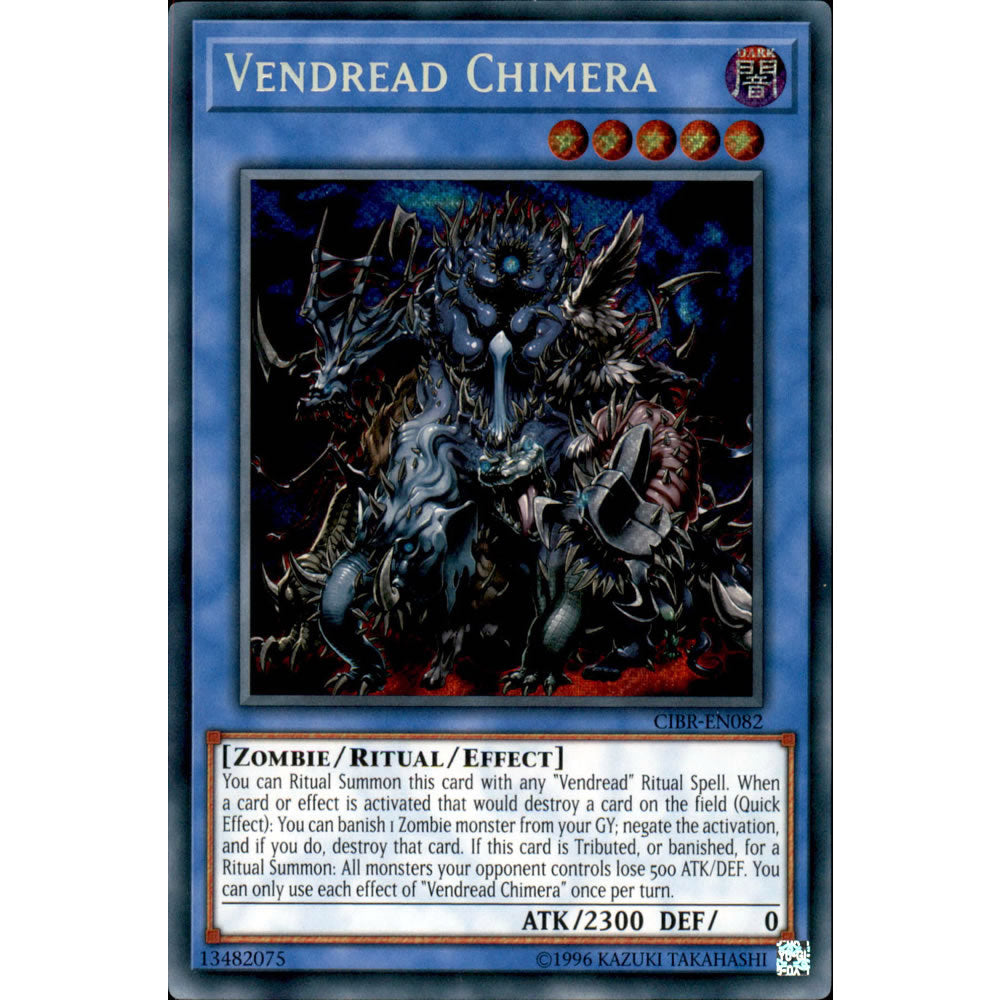 Vendread Chimera CIBR-EN082 Yu-Gi-Oh! Card from the Circuit Break Set