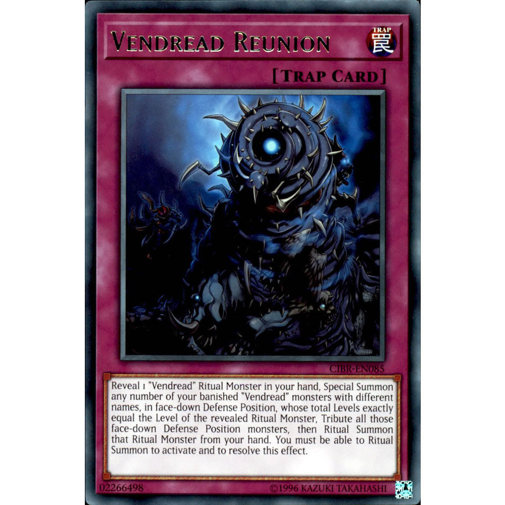 Vendread Reunion CIBR-EN085 Yu-Gi-Oh! Card from the Circuit Break Set