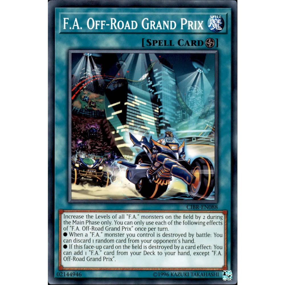 F.A. Off-Road Grand Prix CIBR-EN088 Yu-Gi-Oh! Card from the Circuit Break Set