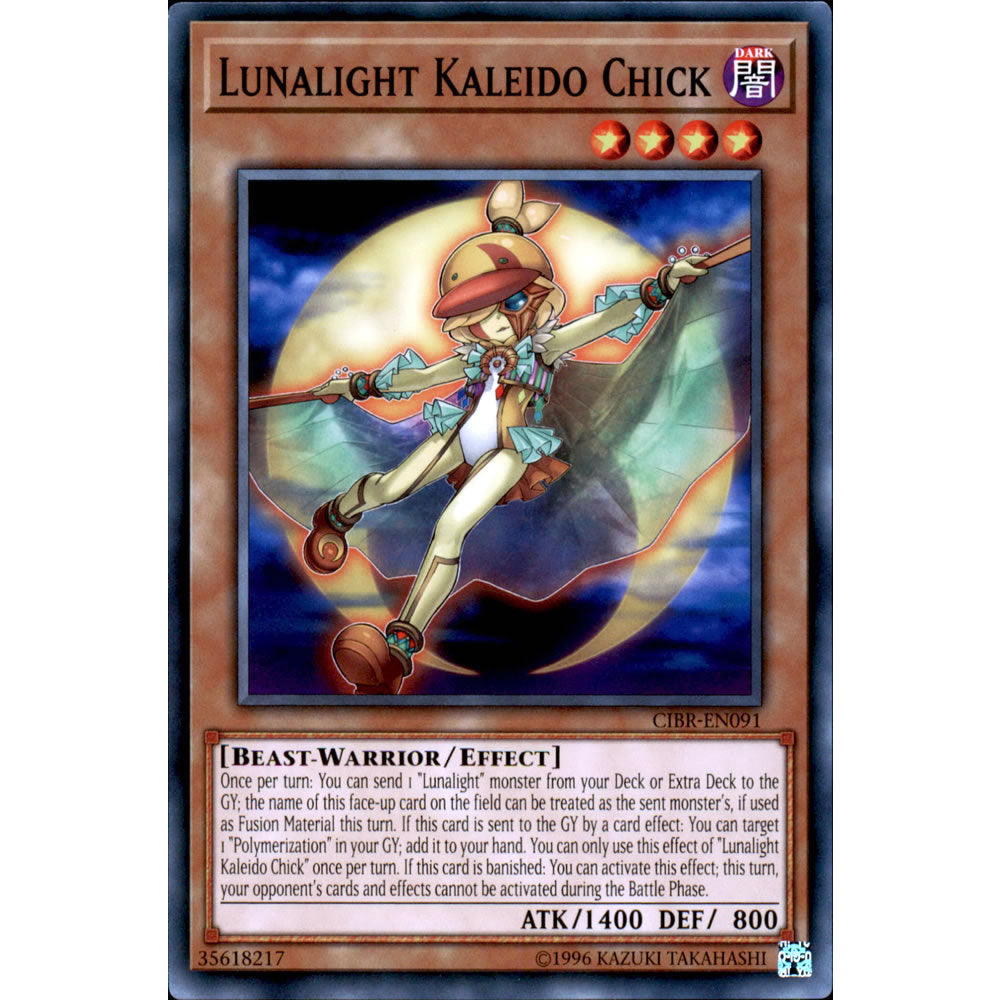 Lunalight Kaleido Chick CIBR-EN091 Yu-Gi-Oh! Card from the Circuit Break Set