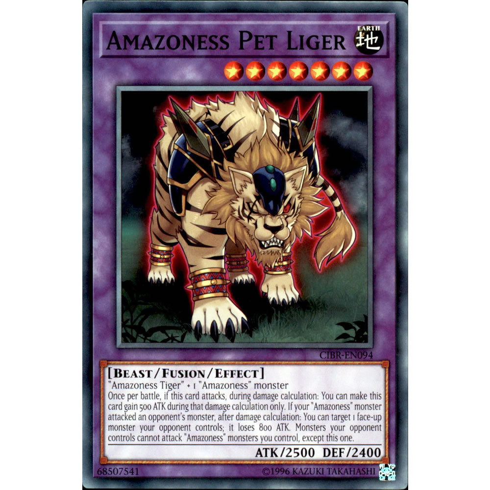 Amazoness Pet Liger CIBR-EN094 Yu-Gi-Oh! Card from the Circuit Break Set