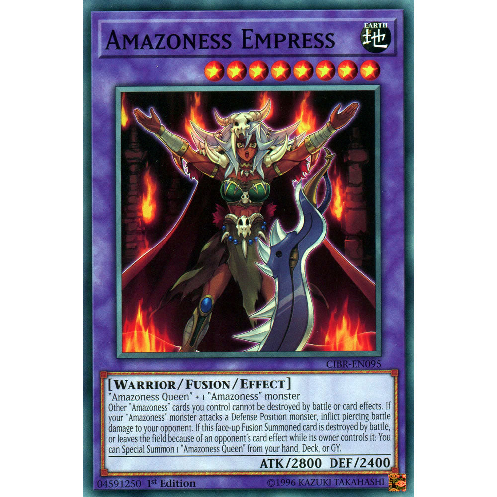 Amazoness Empress CIBR-EN095 Yu-Gi-Oh! Card - Deckboosters Amazoness Empress CIBR-EN095 Yu-Gi-Oh! Card - Deckboosters