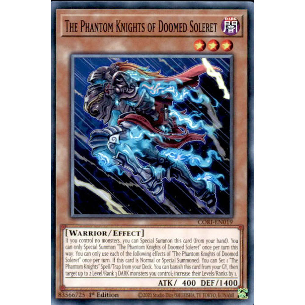 The Phantom Knights of Doomed Soleret CORI-EN019 Yu-Gi-Oh! Card from the Chaos Origins Set