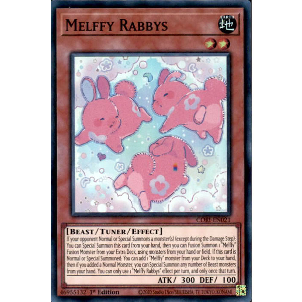 Melffy Rabbys CORI-EN021 Yu-Gi-Oh! Card from the Chaos Origins Set