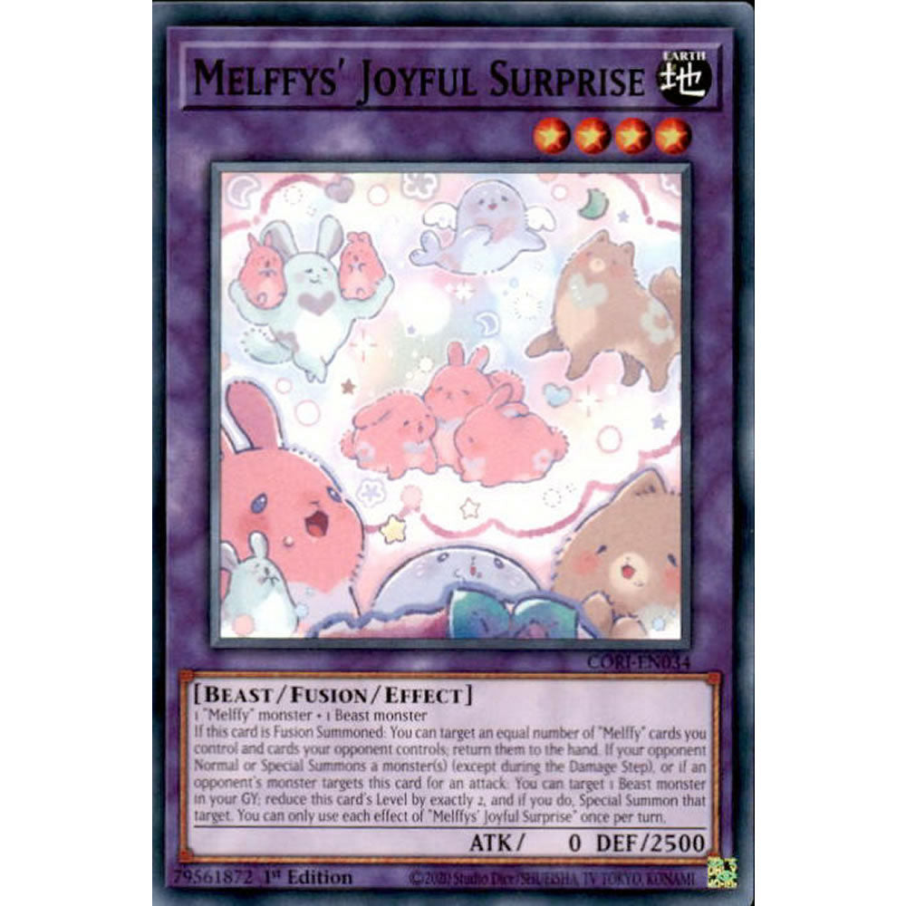 Melffys' Joyful Surprise CORI-EN034 Yu-Gi-Oh! Card from the Chaos Origins Set