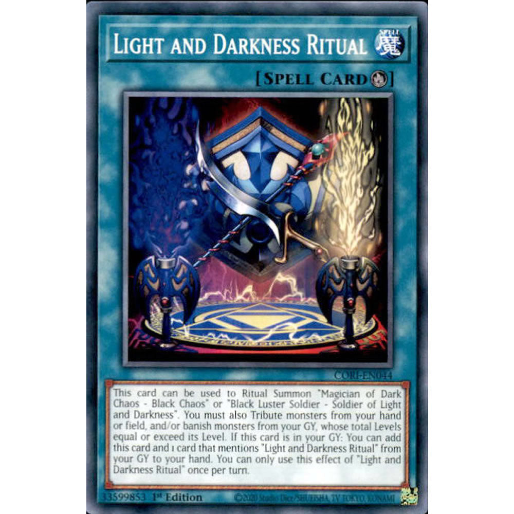 Light and Darkness Ritual CORI-EN044 Yu-Gi-Oh! Card from the Chaos Origins Set