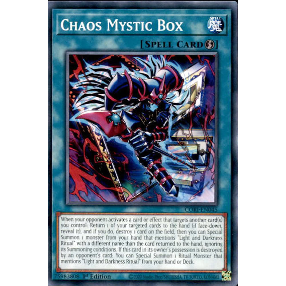 Chaos Mystic Box CORI-EN045 Yu-Gi-Oh! Card from the Chaos Origins Set