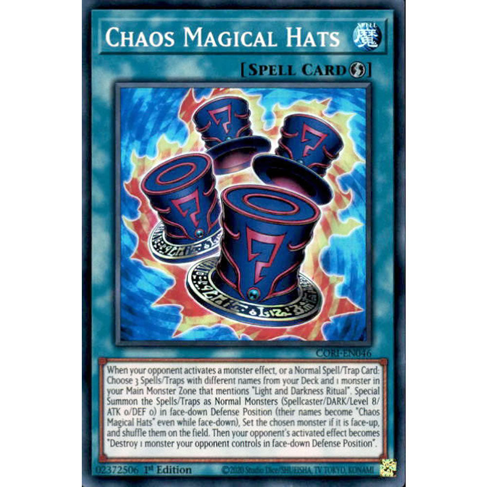 Chaos Magical Hats CORI-EN046 Yu-Gi-Oh! Card from the Chaos Origins Set
